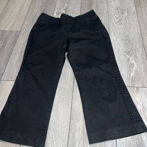 Banana Republic Harrison Fit Women’s Sz 6P Black Capri Cropped  Stretch Pants